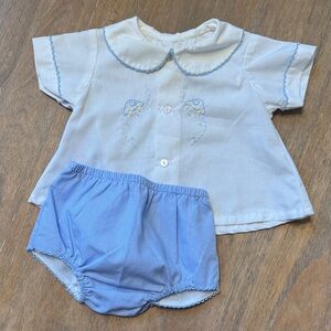 Blue and White Kids Outfit